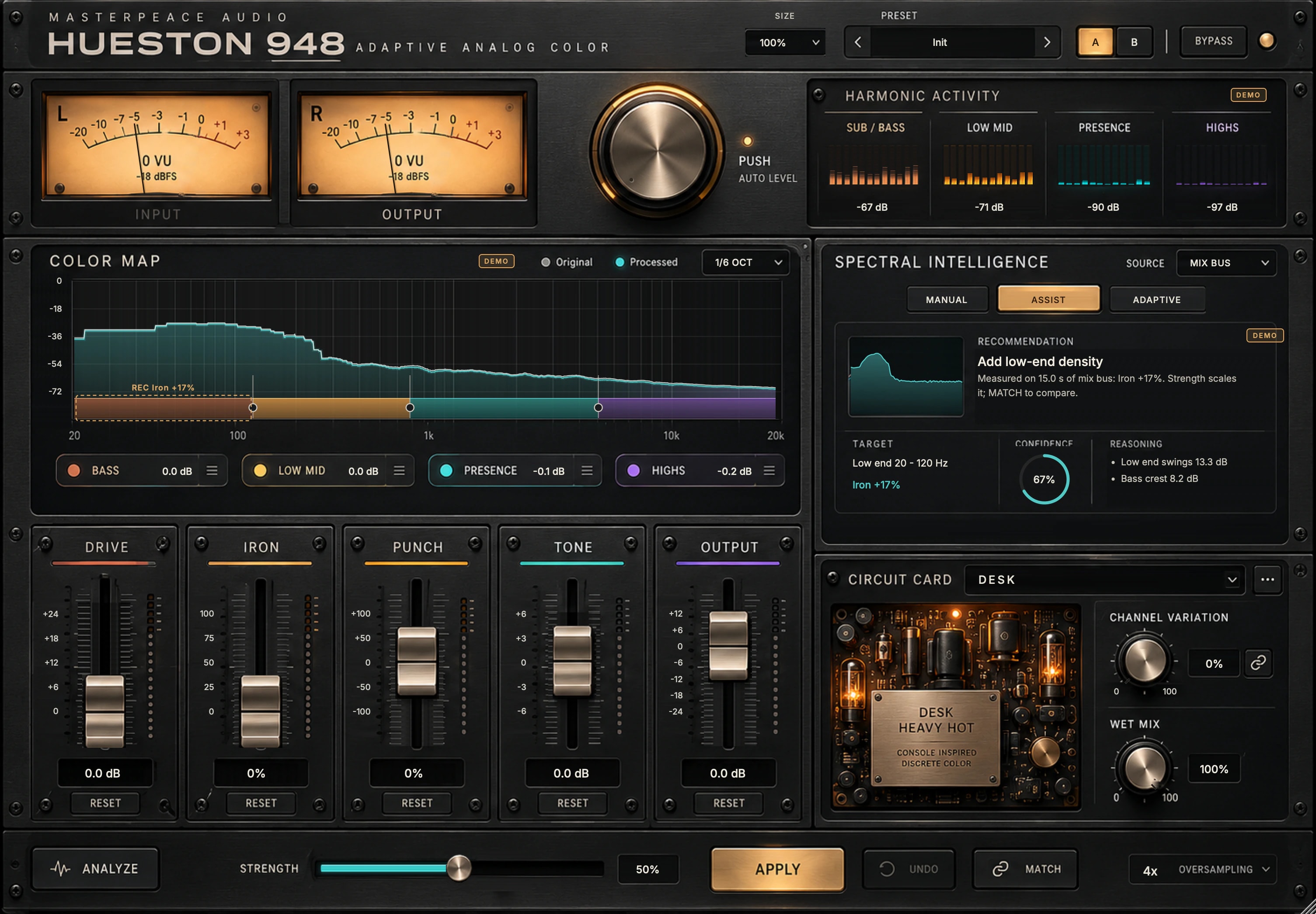 Hueston 948 interface